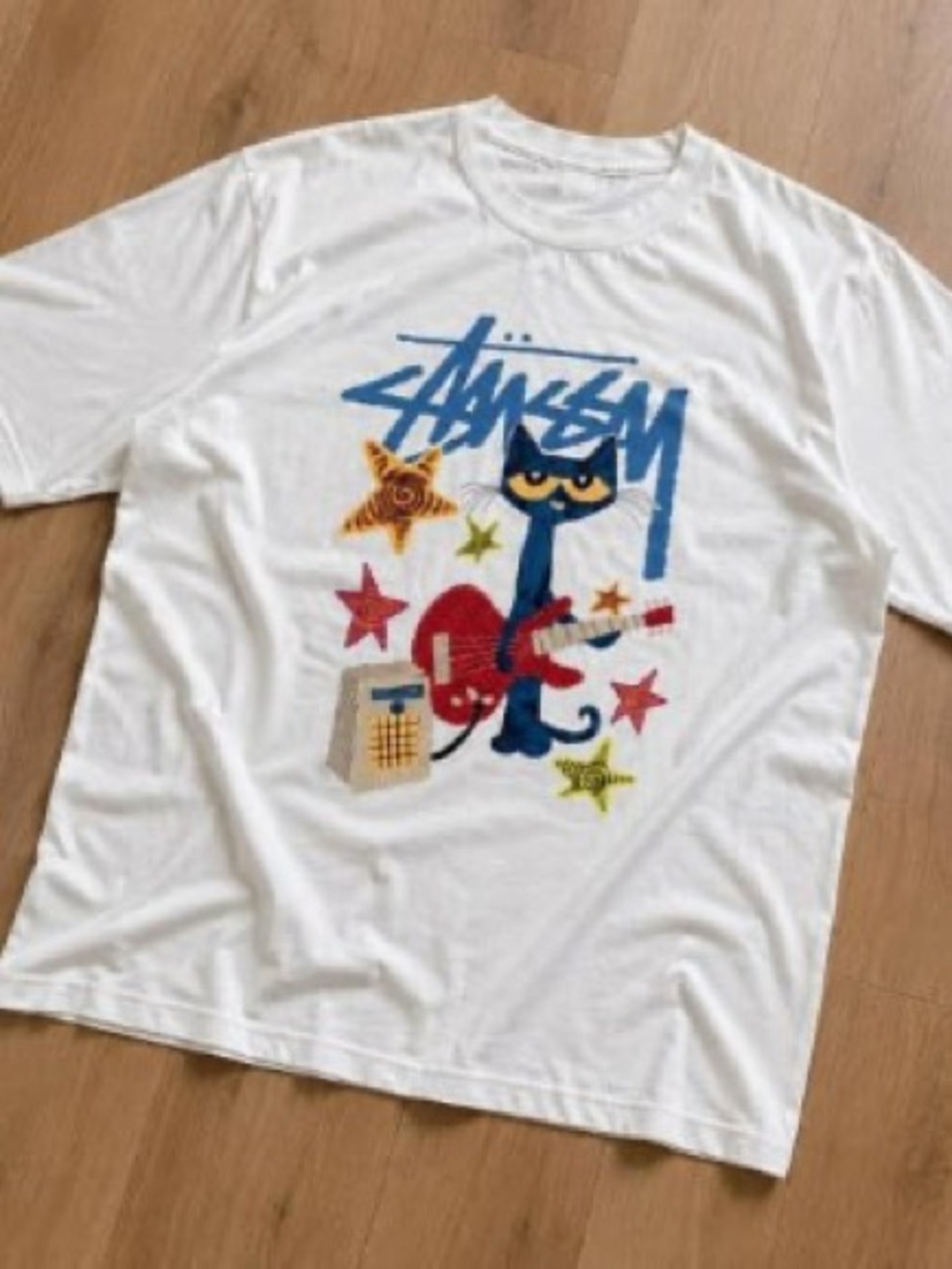 Pete The Cats White Graphic Tee